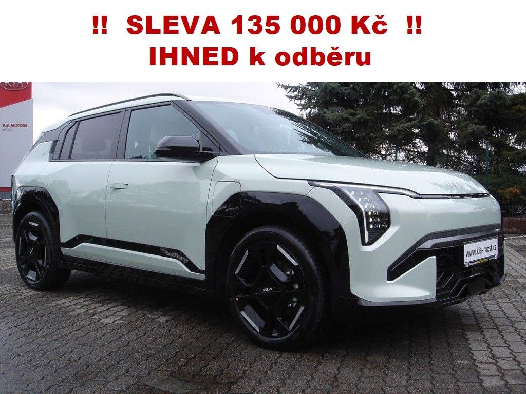 KIA EV3 NOVINKA GT Line prodloužený dojezd + paket V2L, 81kWh SLEVA