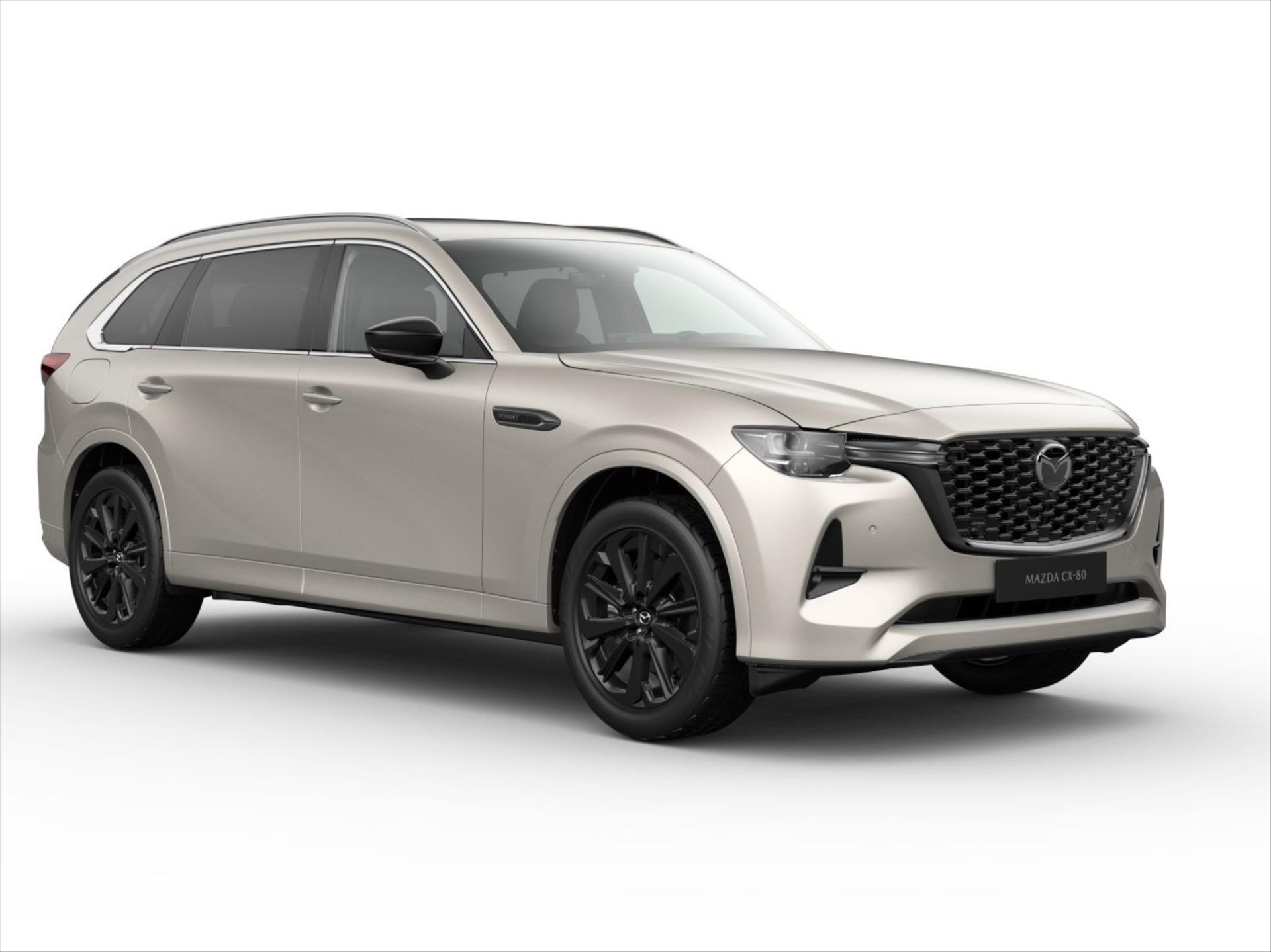 Mazda CX-80 2,5 e-Skyactiv PHEV 8AT AWD 327k  Homura Plus - černá kůže